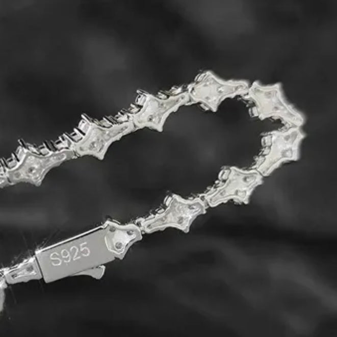 Round Cut Moissanite Bracelet