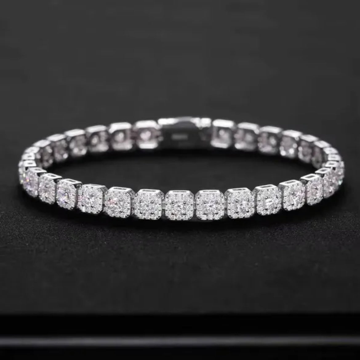 Studded Moissanite Bracelet