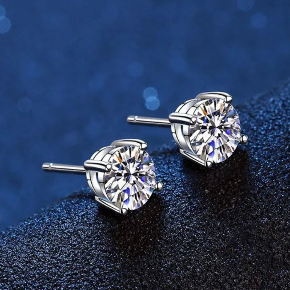 Moissanite Stud Earrings